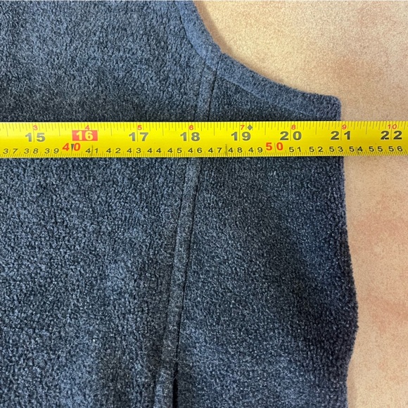 Northern Reflections Dark Blue Embroidered Fleece Vest - Picture 10 of 12